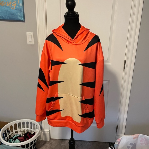 Disney Sweaters - Disney Tigger Hoodie in Orange and Black